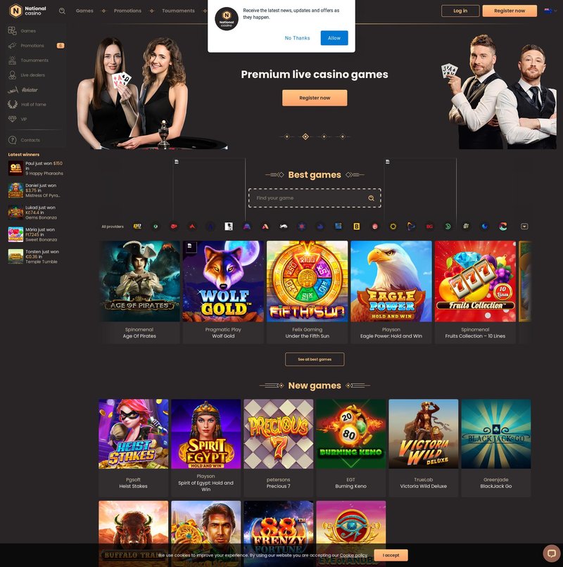 Porovnání Národního kasina s jinými online kasiny, national casino